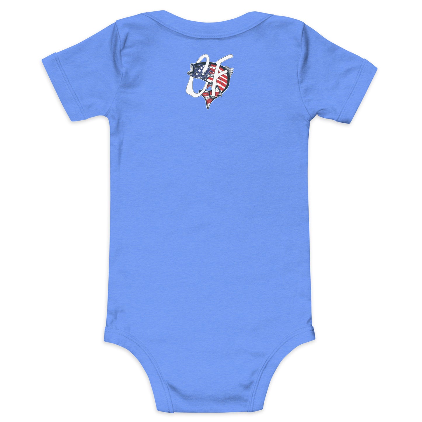 'American Swordfish' Baby Short Sleeve One Piece