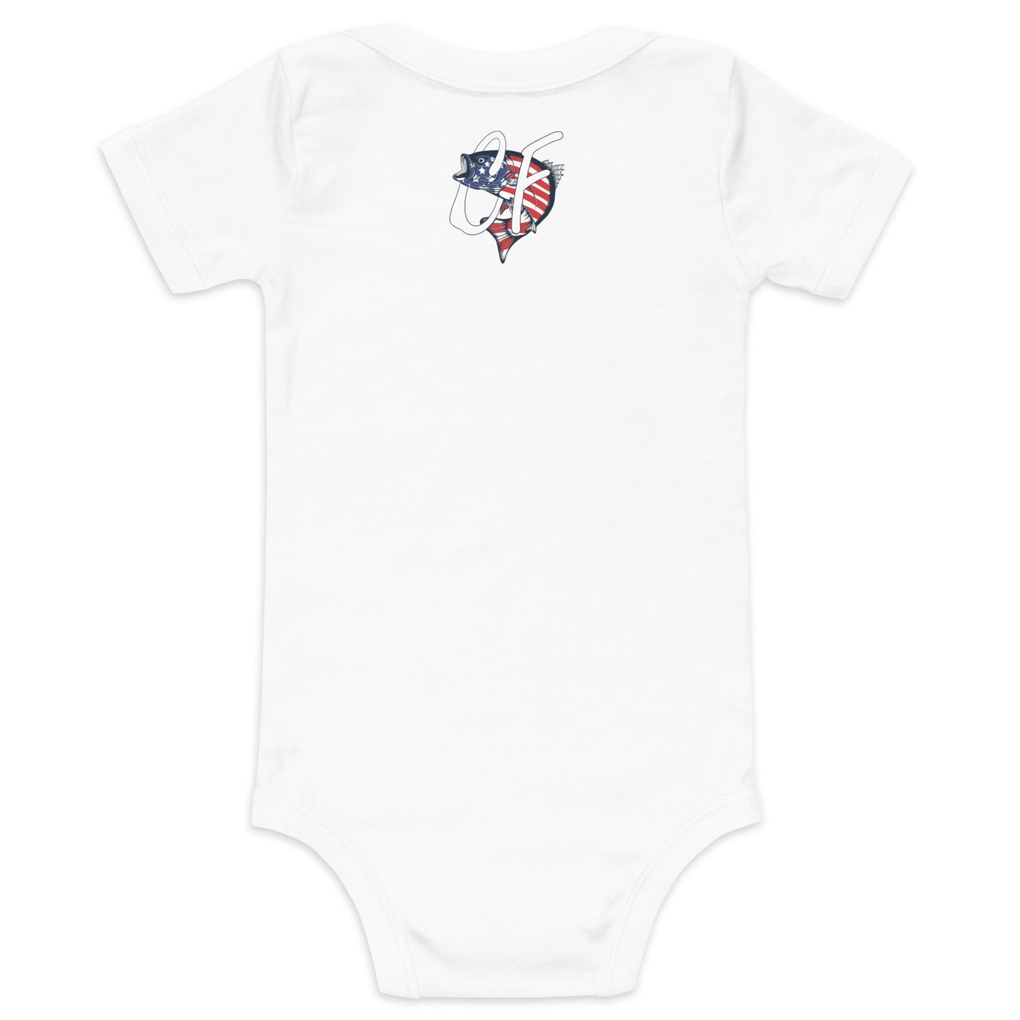 'American Swordfish' Baby Short Sleeve One Piece