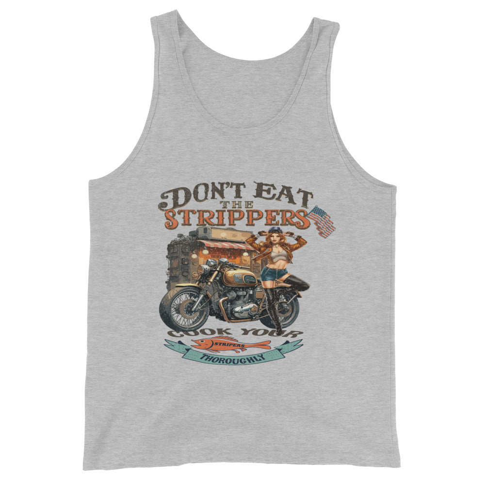 'Don't Eat the Strippers' Graphic Tank Top