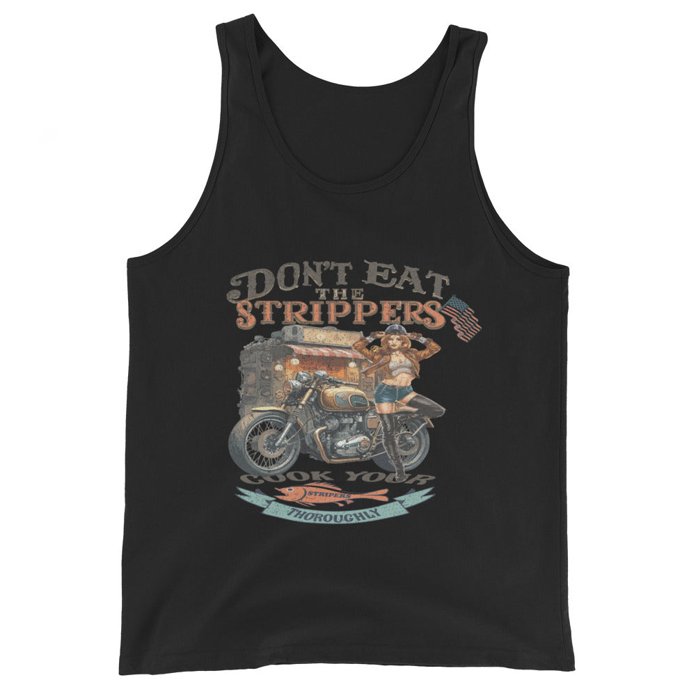 'Don't Eat the Strippers' Graphic Tank Top