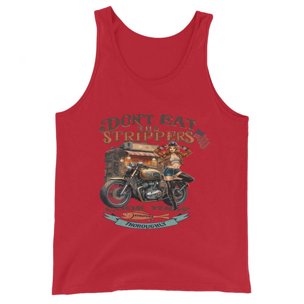 'Don't Eat the Strippers' Graphic Tank Top