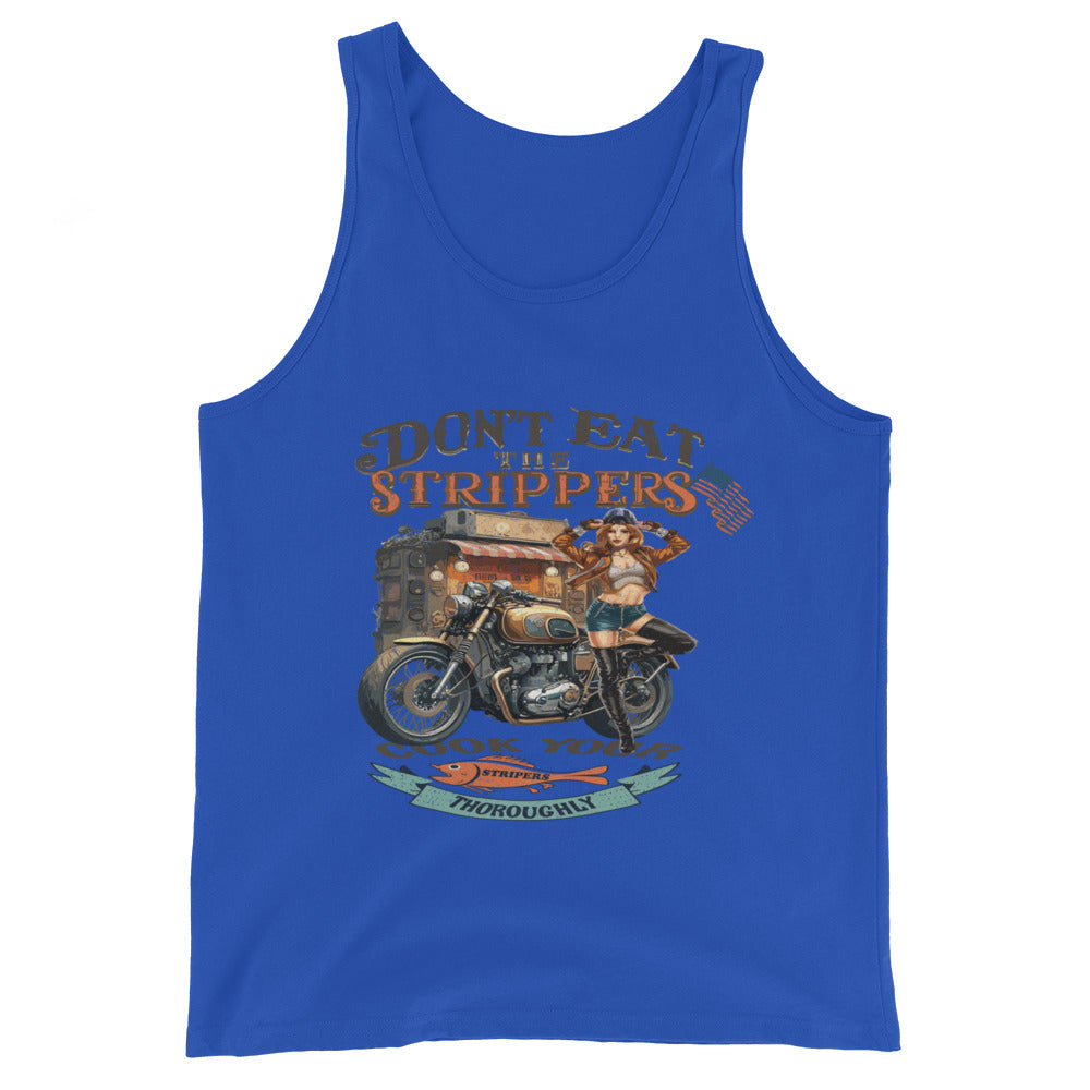'Don't Eat the Strippers' Graphic Tank Top