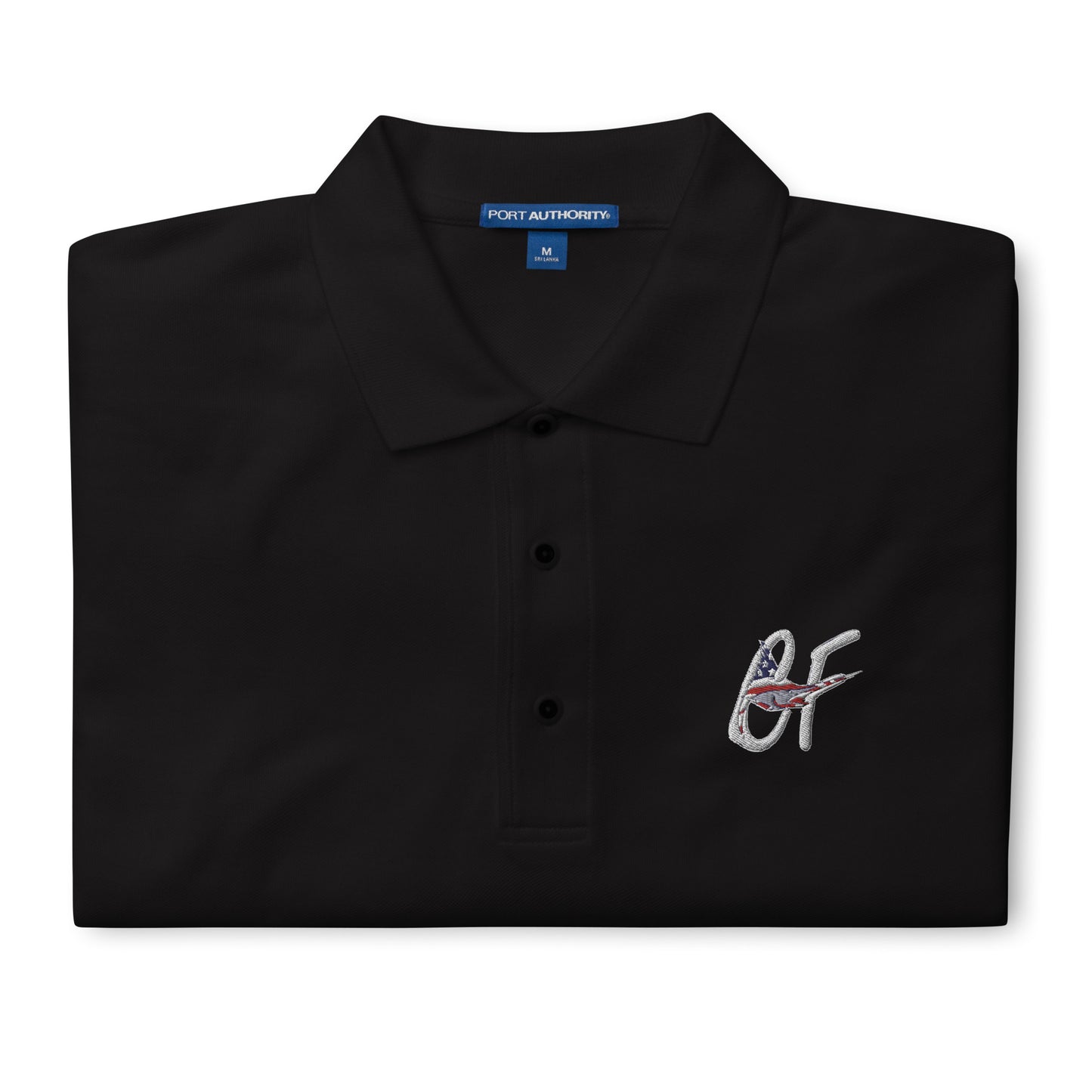 'Conservative Fisherman' Signature Marlin Logo Men's Premium Polo
