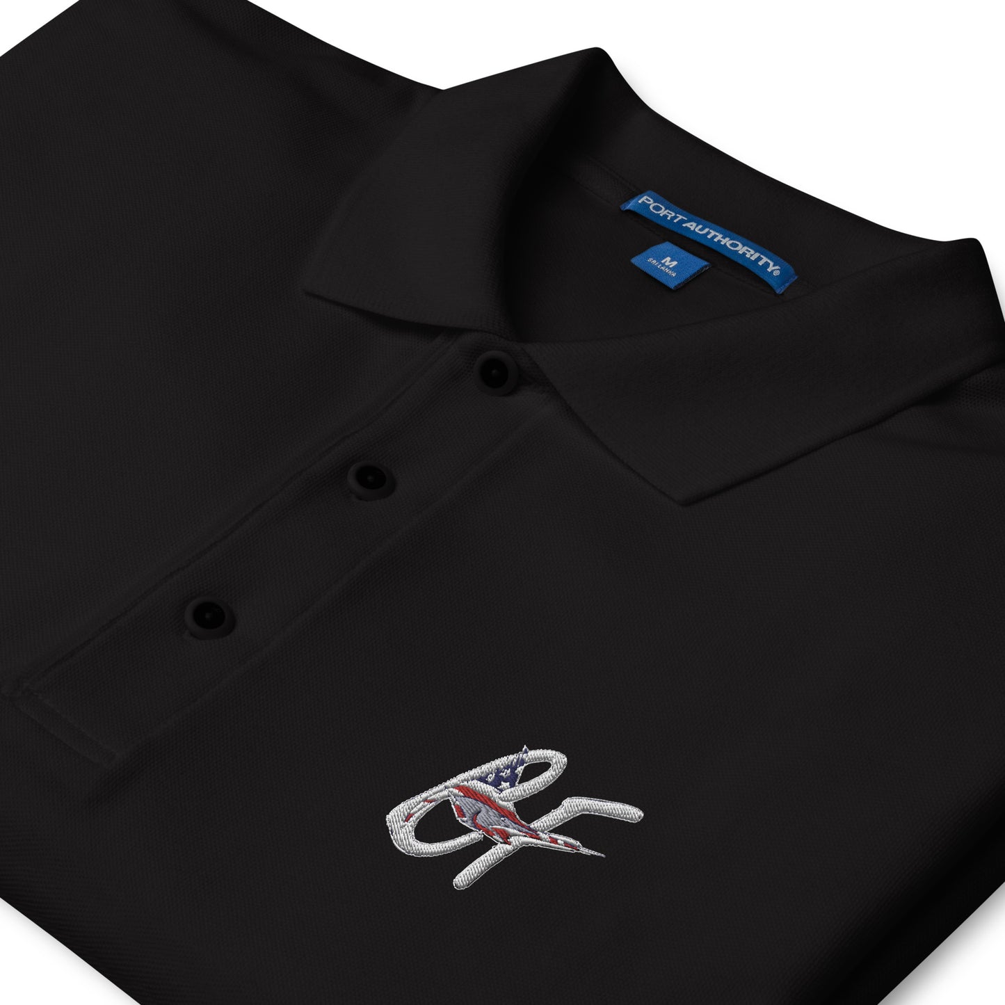 'Conservative Fisherman' Signature Marlin Logo Men's Premium Polo