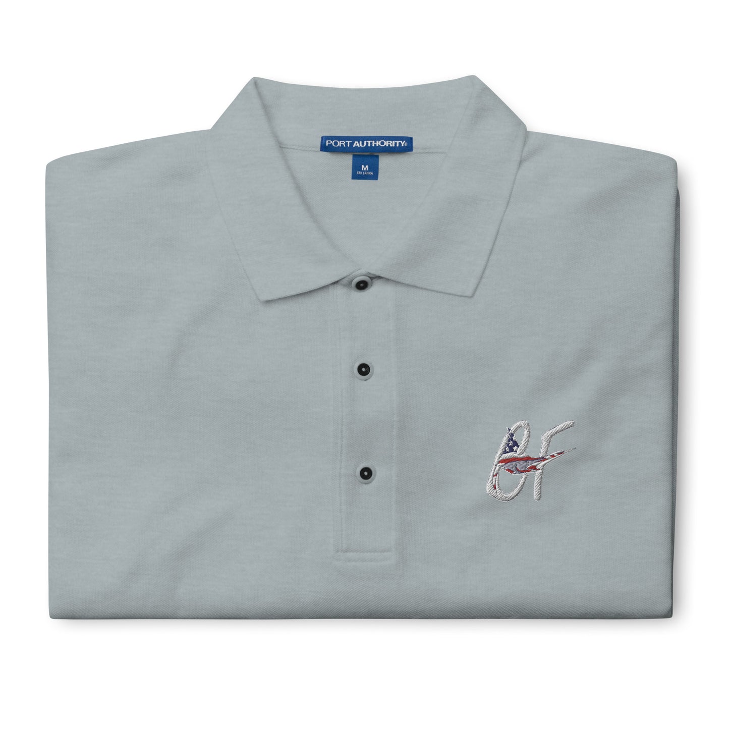 'Conservative Fisherman' Signature Marlin Logo Men's Premium Polo