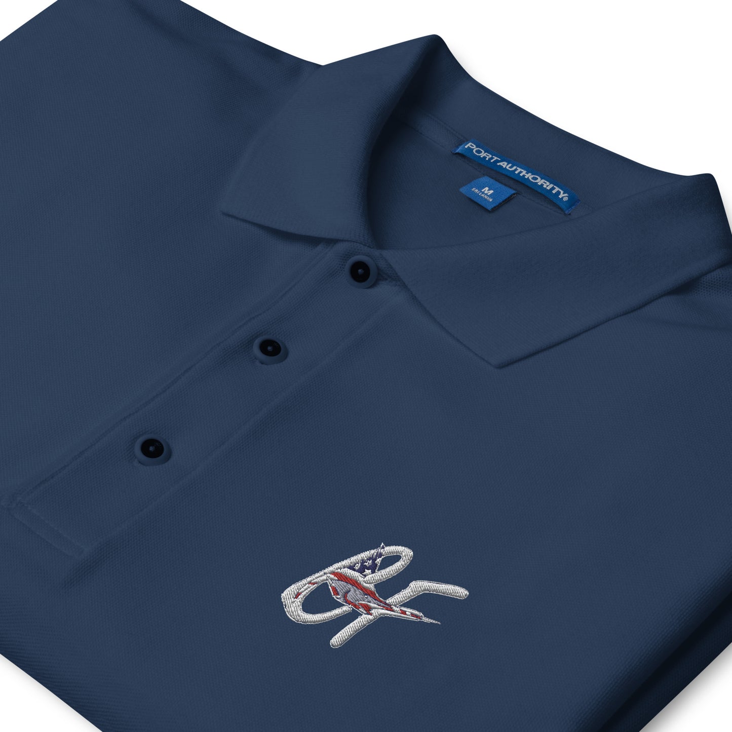 'Conservative Fisherman' Signature Marlin Logo Men's Premium Polo