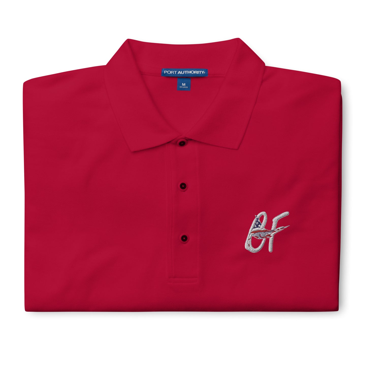 'Conservative Fisherman' Signature Marlin Logo Men's Premium Polo
