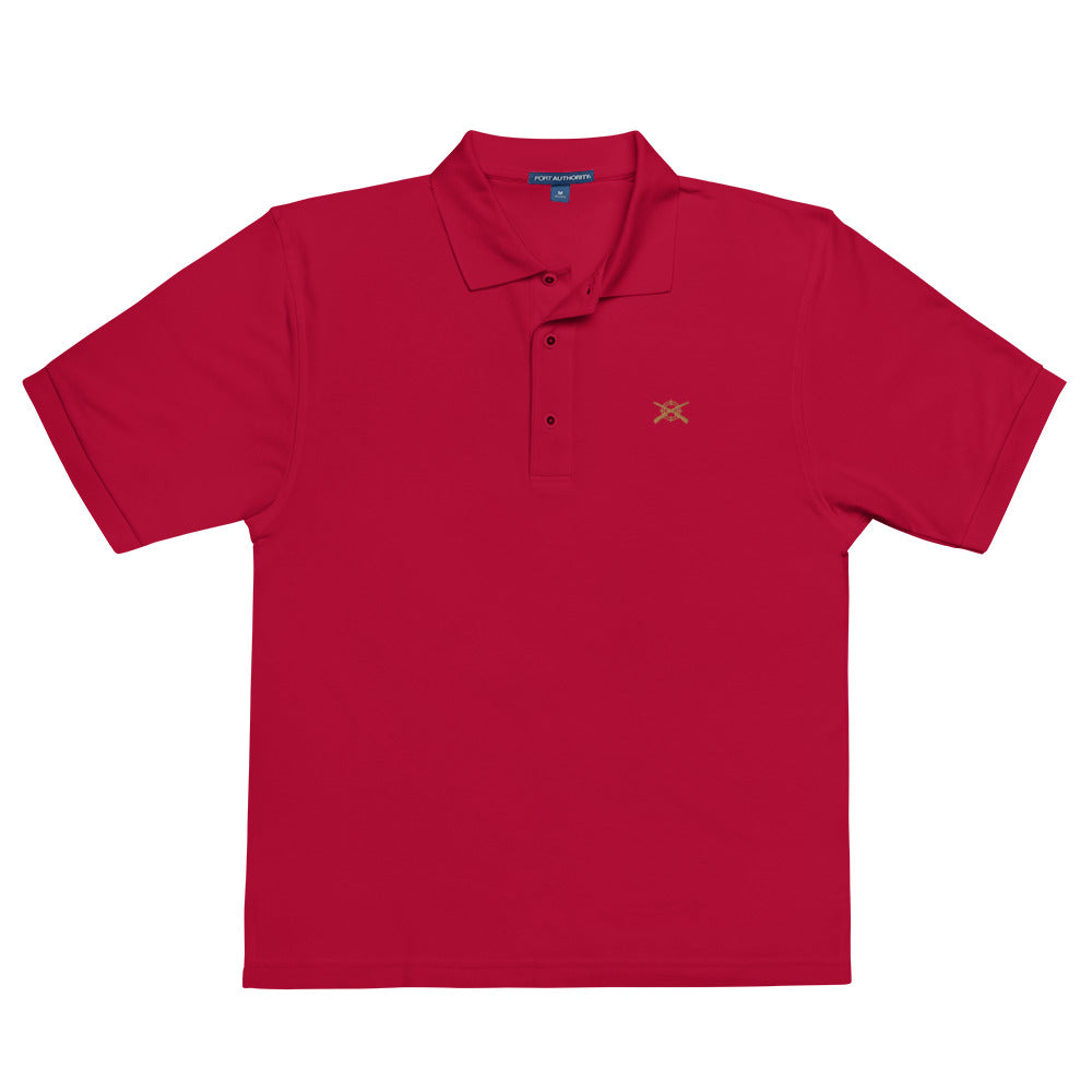 'Shotguns and Crosshairs' Men's Premium Polo