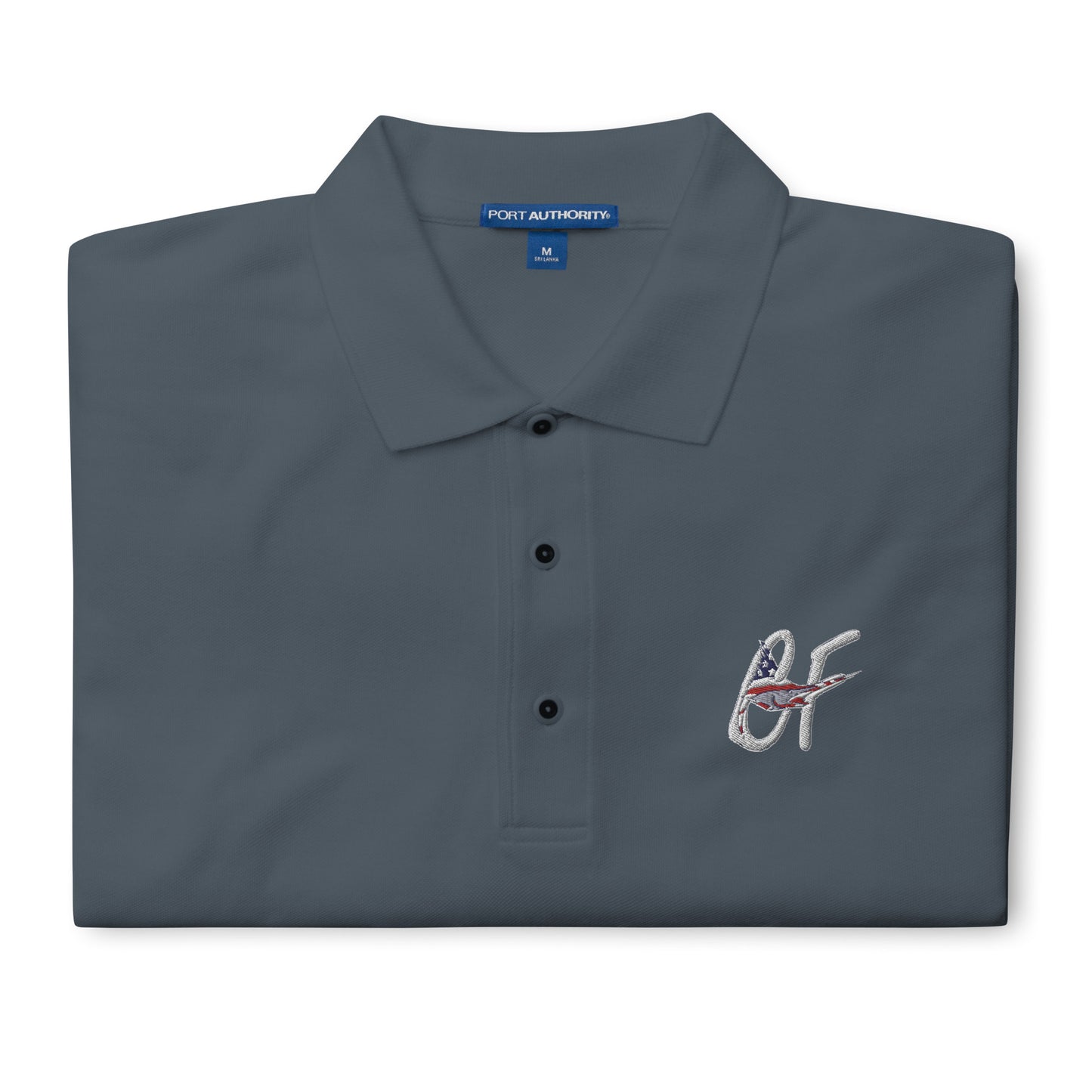 'Conservative Fisherman' Signature Marlin Logo Men's Premium Polo
