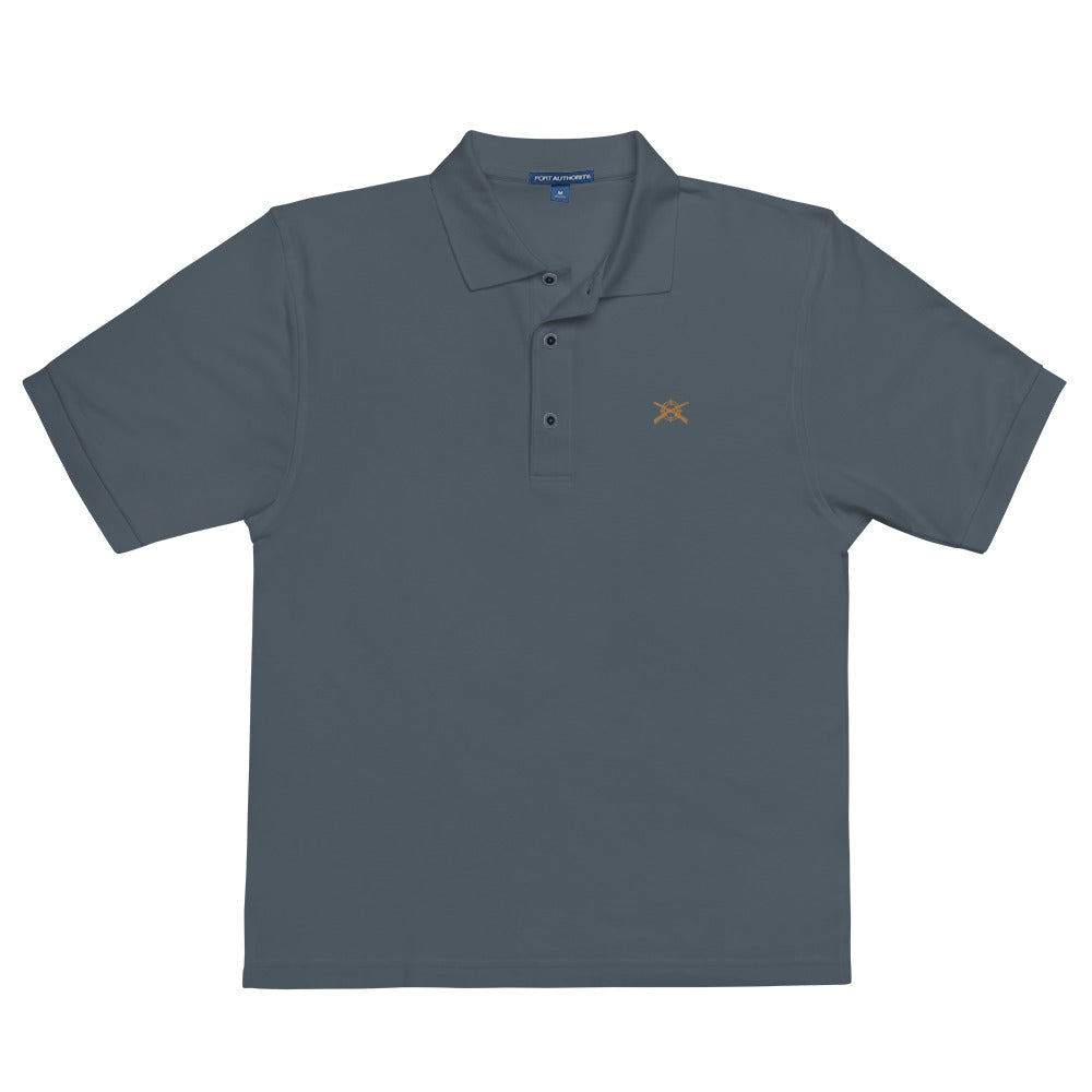 'Shotguns and Crosshairs' Men's Premium Polo