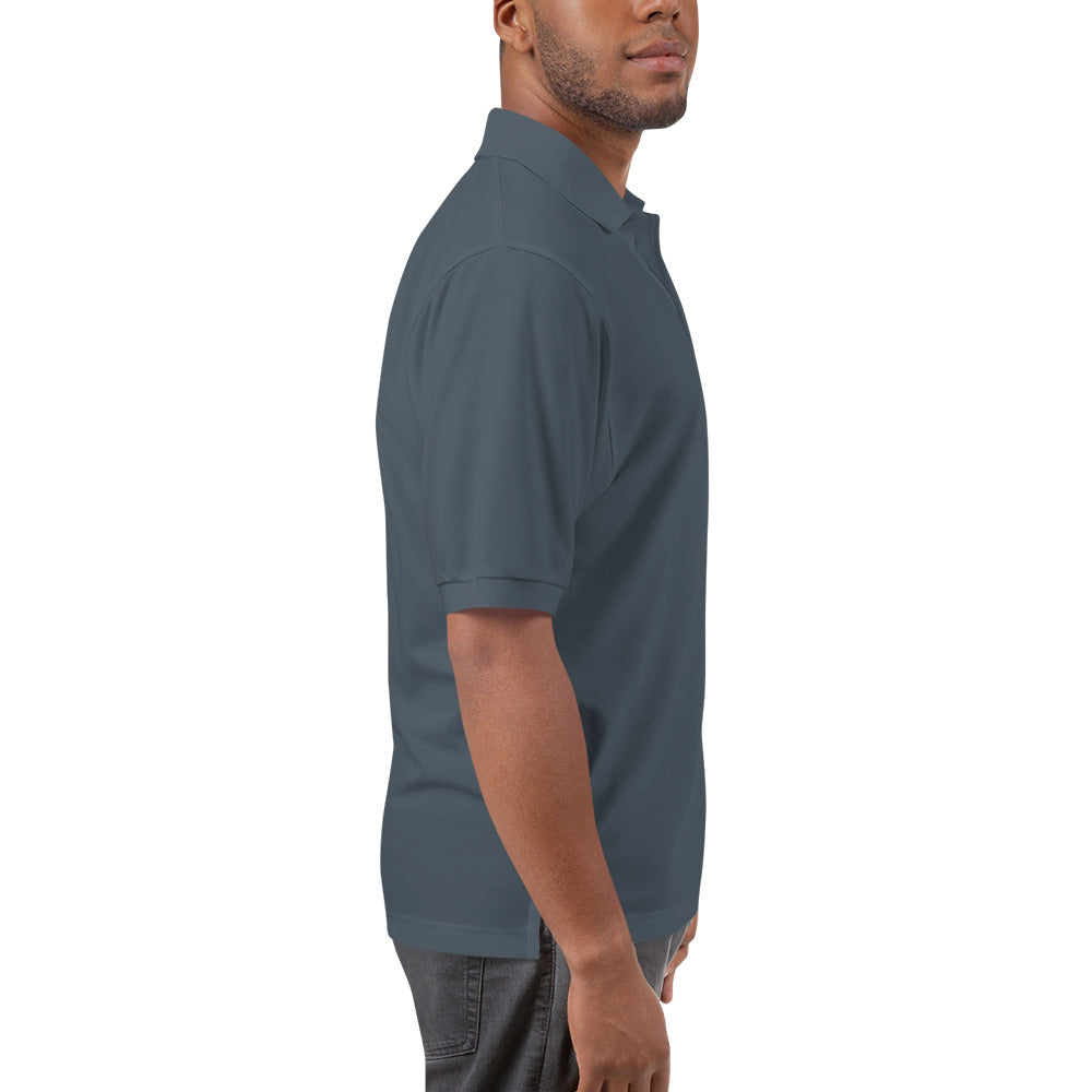'Conservative Fisherman' Signature Marlin Logo Men's Premium Polo