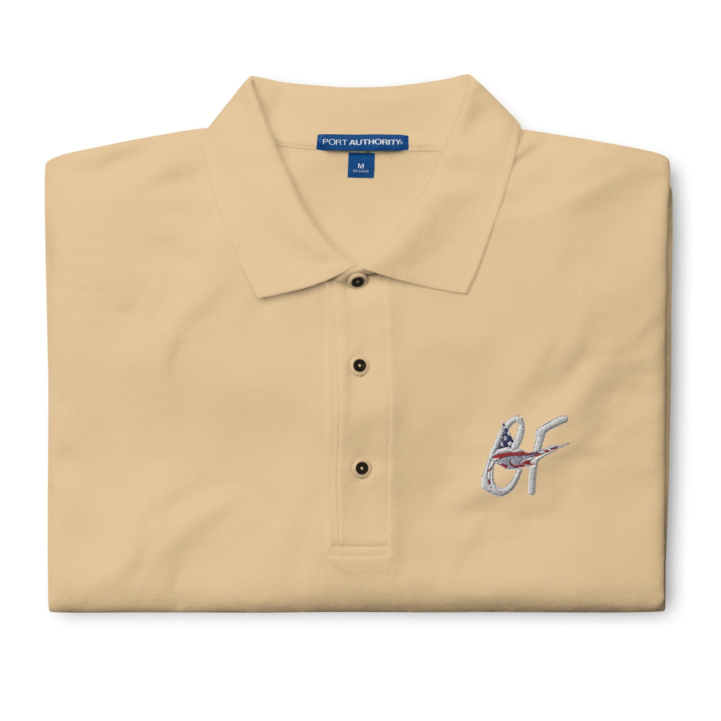 'Conservative Fisherman' Signature Marlin Logo Men's Premium Polo