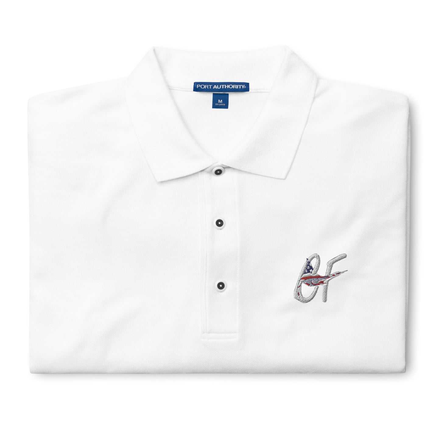 'Conservative Fisherman' Signature Marlin Logo Men's Premium Polo