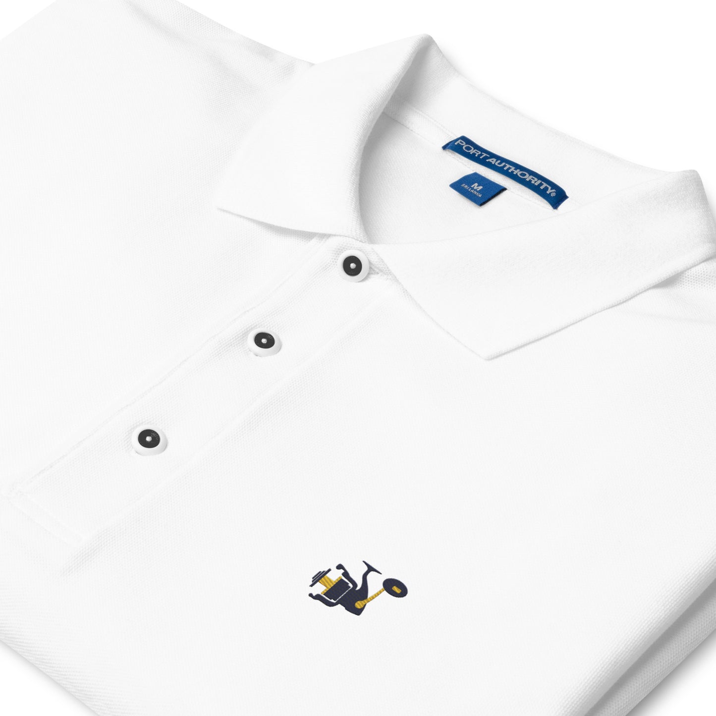 'Spinning Reel' Men's Premium Polo
