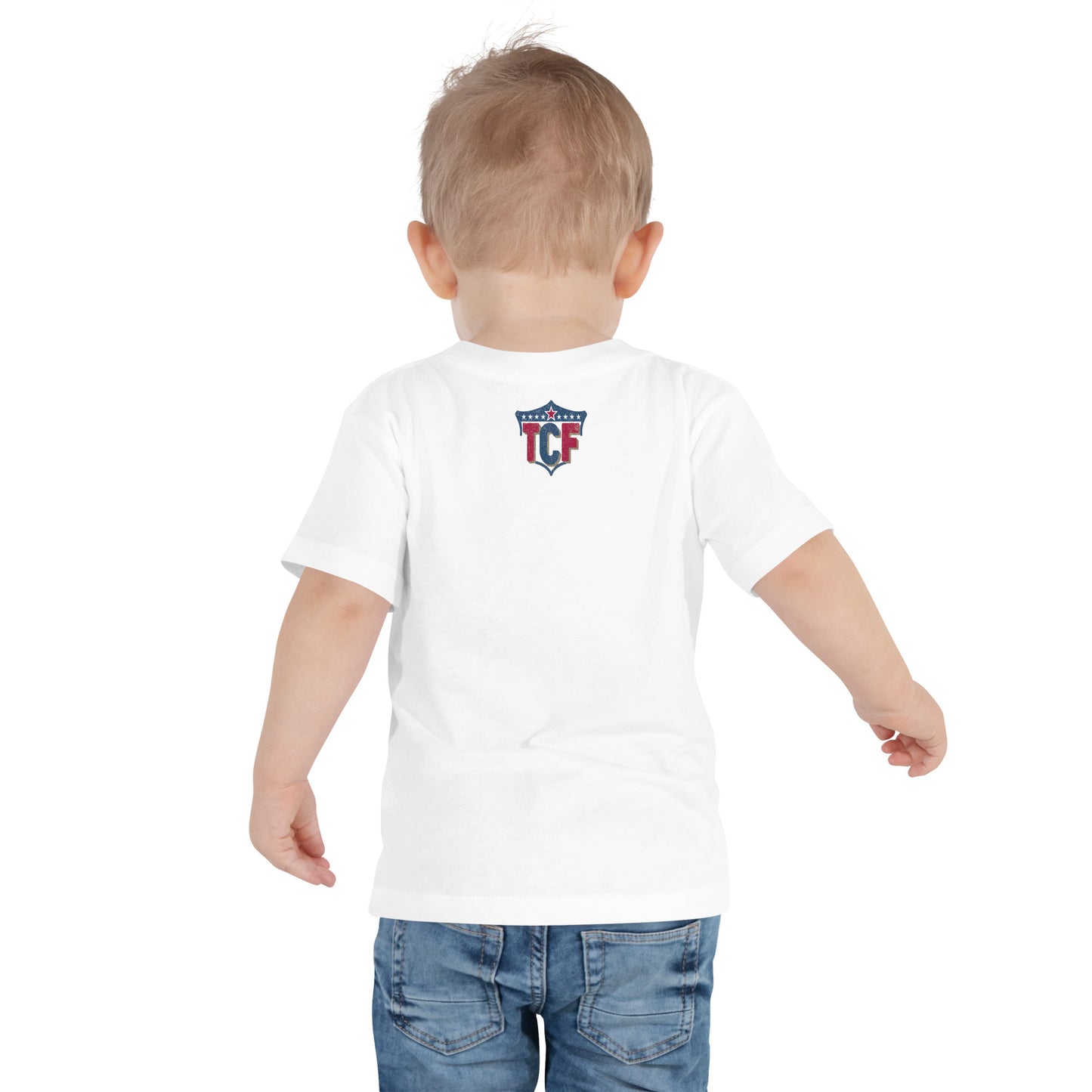'Gods, Guns, and The Great Outdoors' Toddler T Shirt