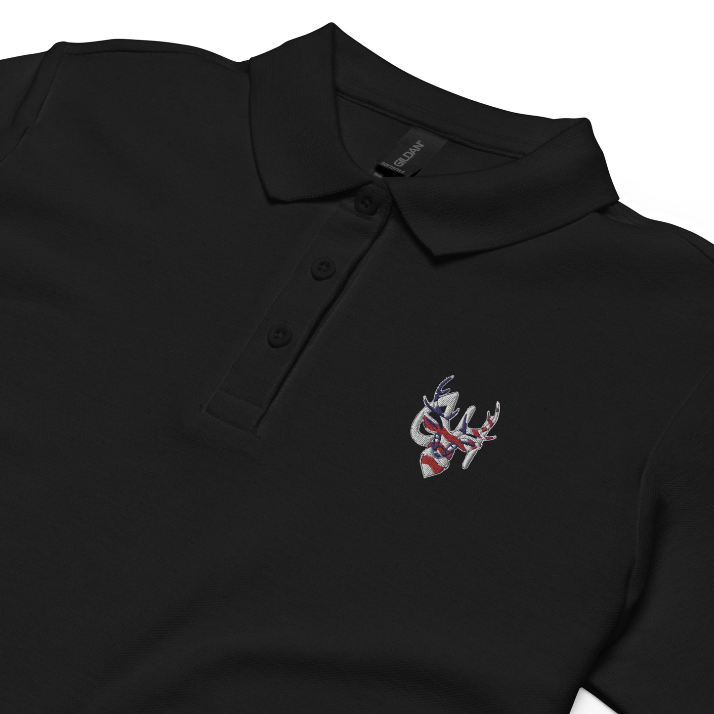 'American Buck' Whitetail Deer Logo Women’s Polo Shirt
