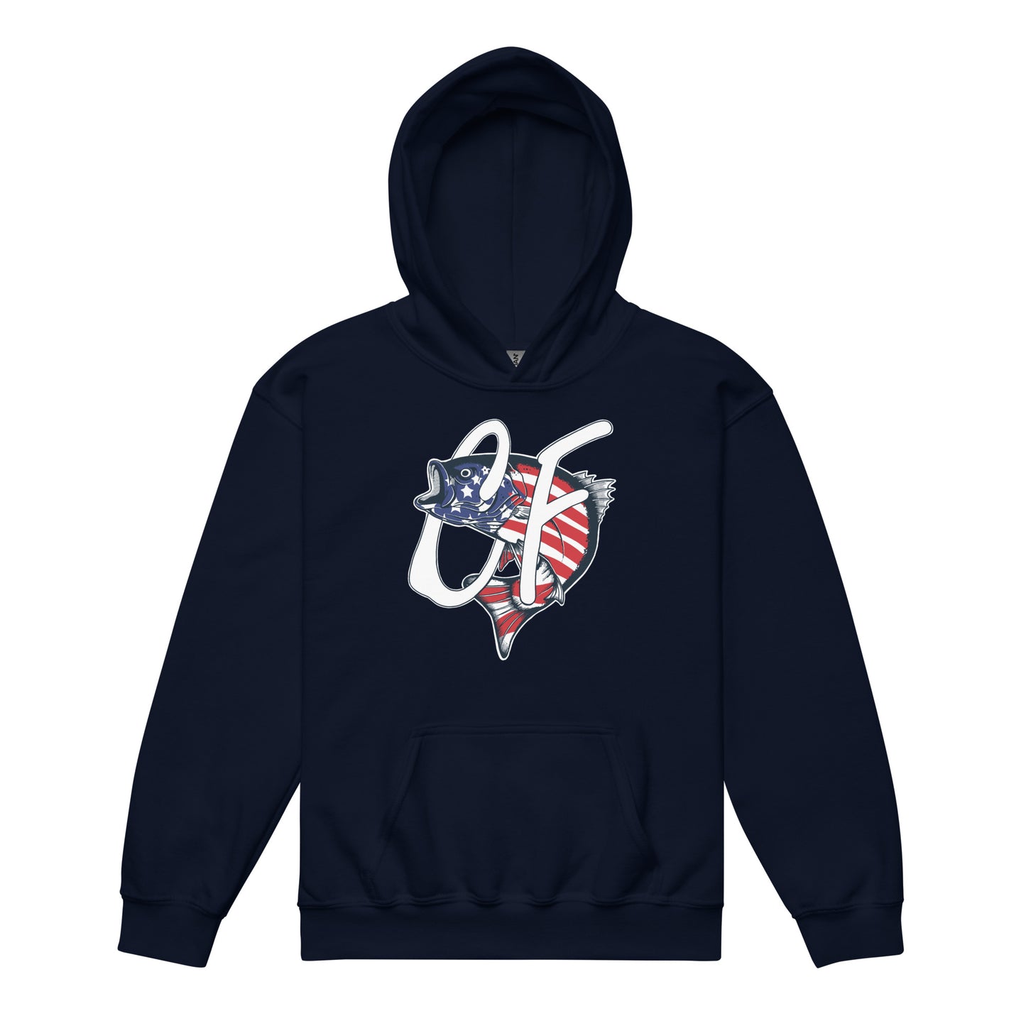'American Striper' Signature Logo Youth Hooded Sweatshirt