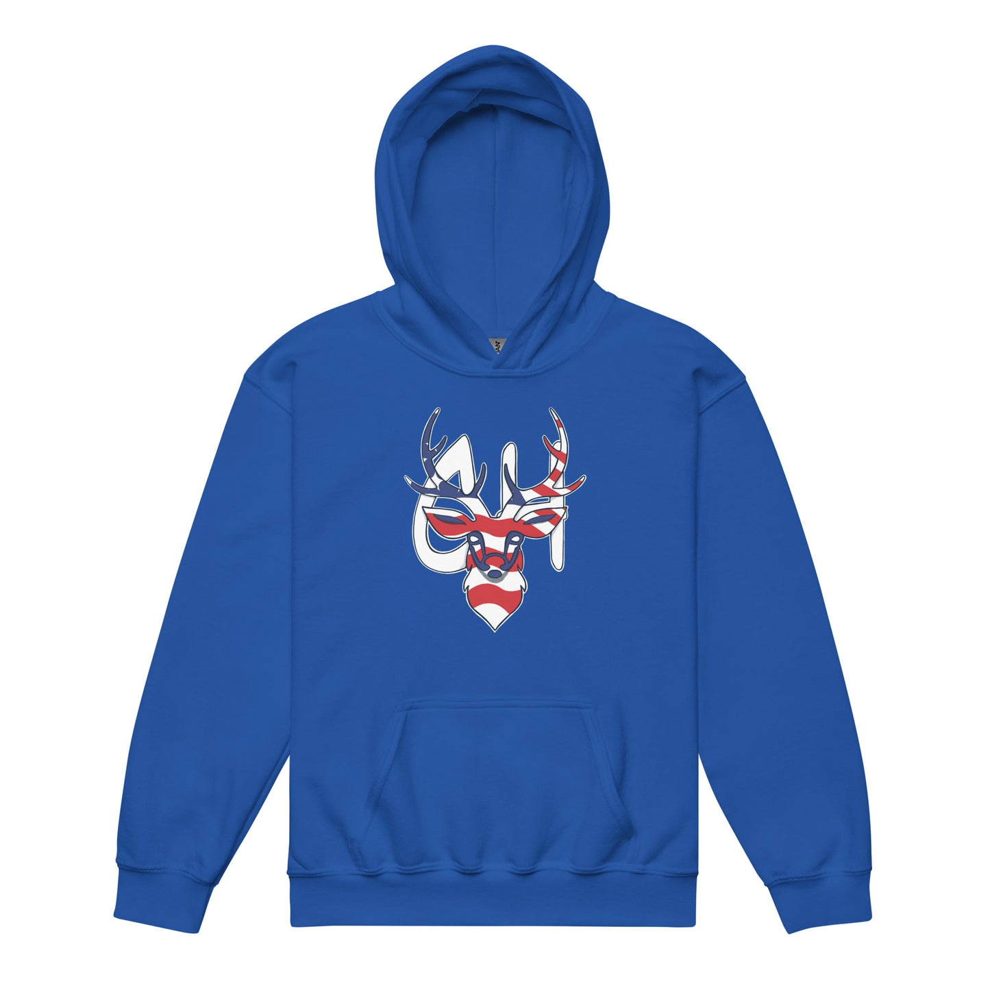 'American Buck' Signature Logo Youth Hooded Sweatshirt