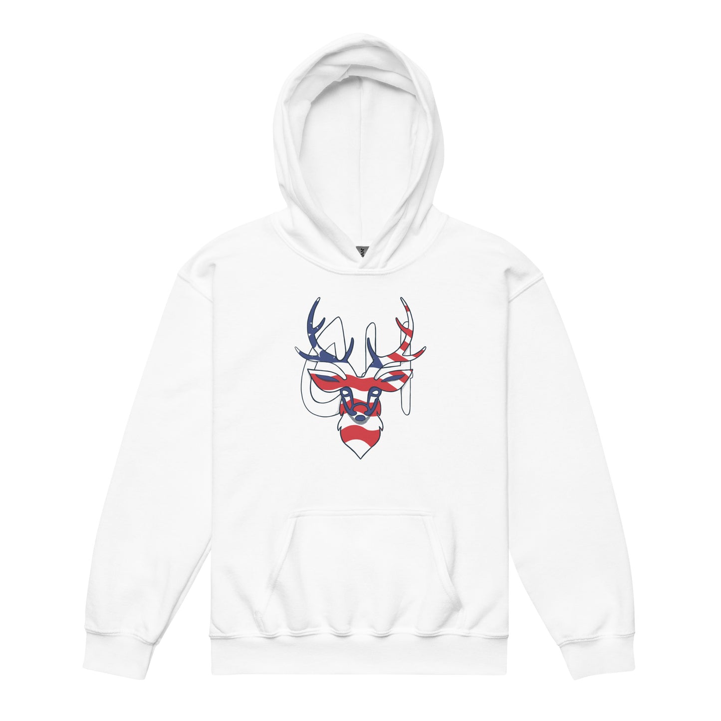 'American Buck' Signature Logo Youth Hooded Sweatshirt