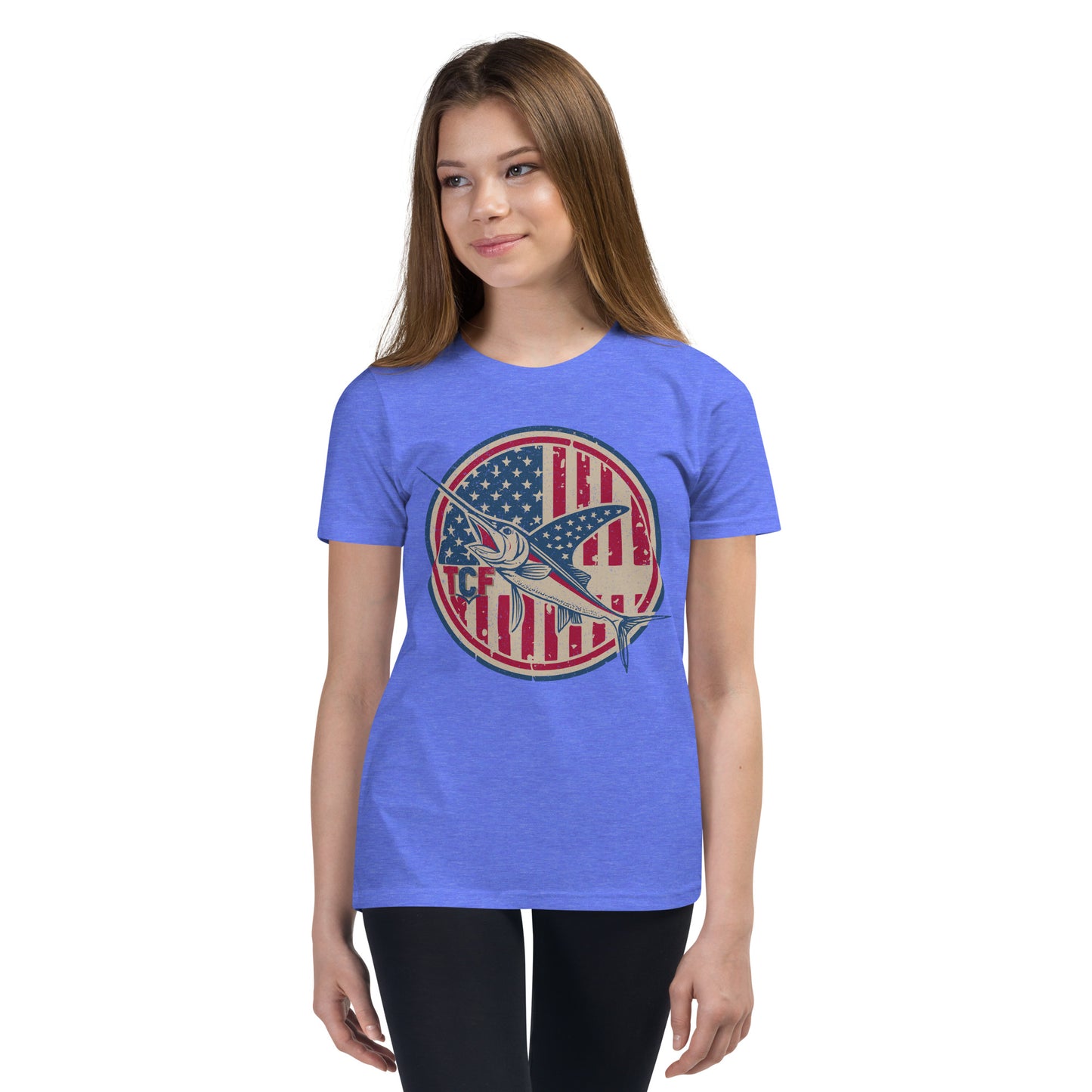 'American Swordfish' Youth Short Sleeve T-Shirt