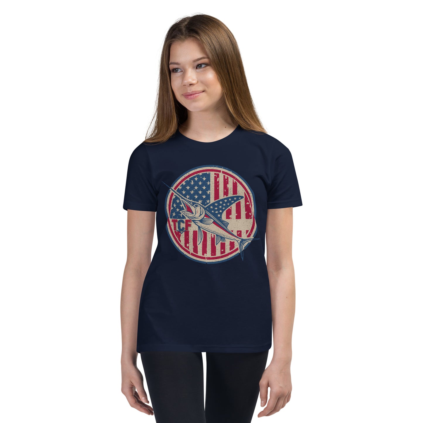 'American Swordfish' Youth Short Sleeve T-Shirt