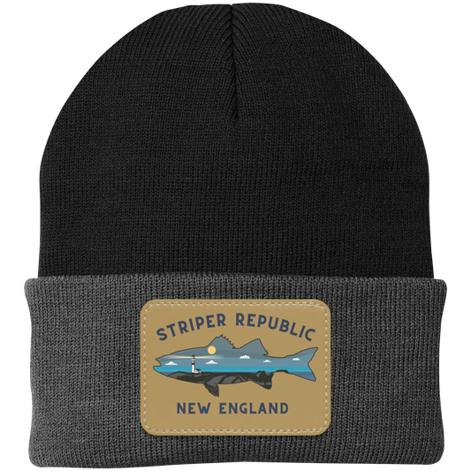 'Striper Republic' New England Patch Beanie