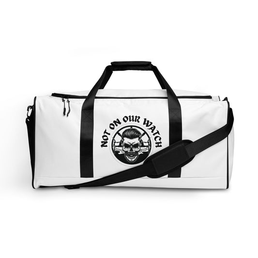 'Not on Our Watch' Stop Coastal Wind Farming Sport Duffel Bag