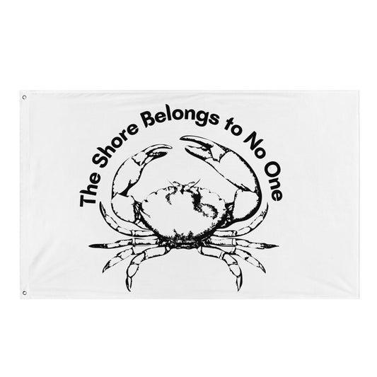 'The Shore Belongs to No One' Flag