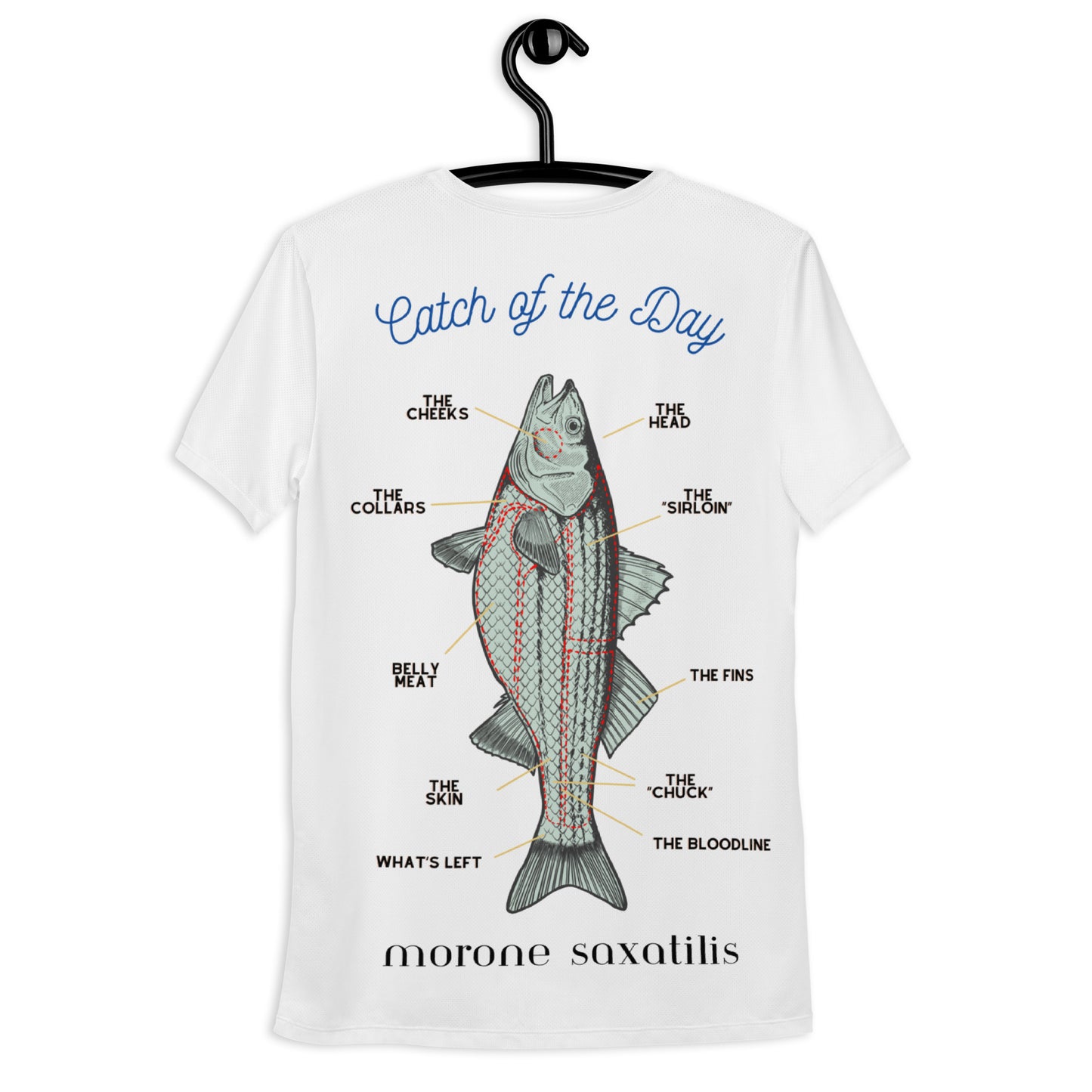 "Catch of the Day" Large Graphic Athletic T-shirt