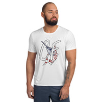"Catch of the Day" Large Graphic Athletic T-shirt