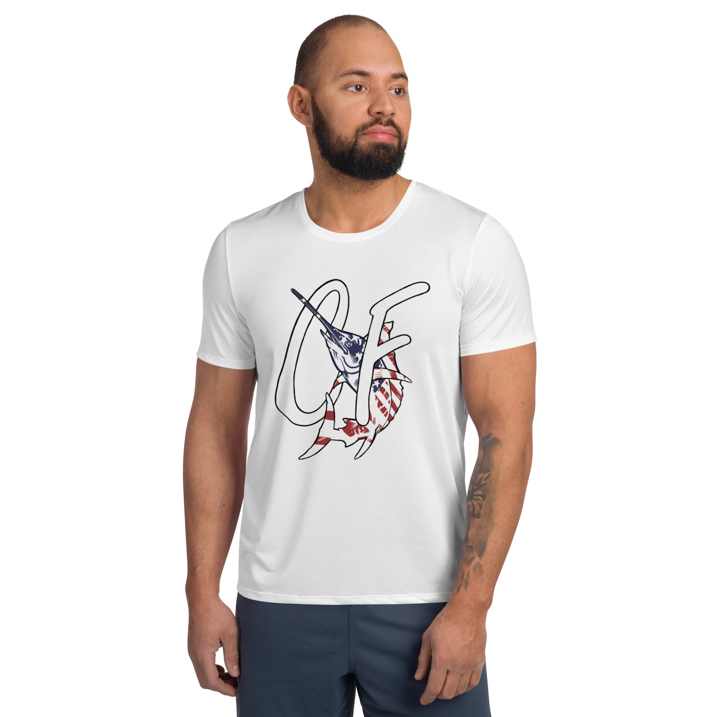 "Catch of the Day" Large Graphic Athletic T-shirt