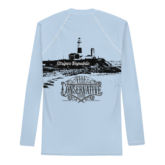 'Striper Republic of Montauk' Men's Rash Guard