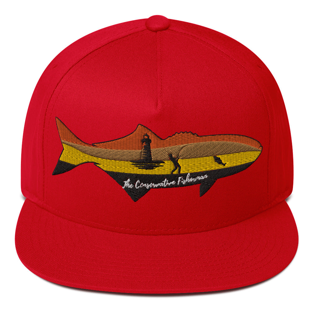 Shop Conservative Fisherman's Flat Bill Cap-Limited Edition