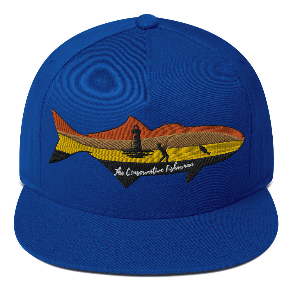 Shop Conservative Fisherman's Flat Bill Cap-Limited Edition