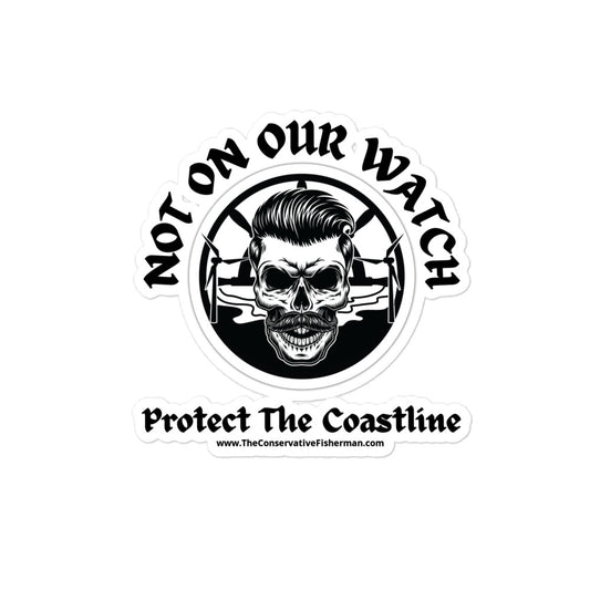 'Not on Our Watch' Stop Coastal Wind Farming Stickers
