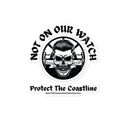 'Not on Our Watch' Stop Coastal Wind Farming Stickers