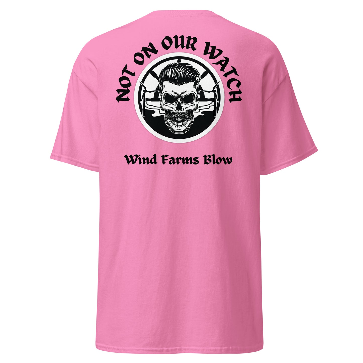 'Wind Farms Blow' Stop Coastal Wind Farming Graphic T Shirt