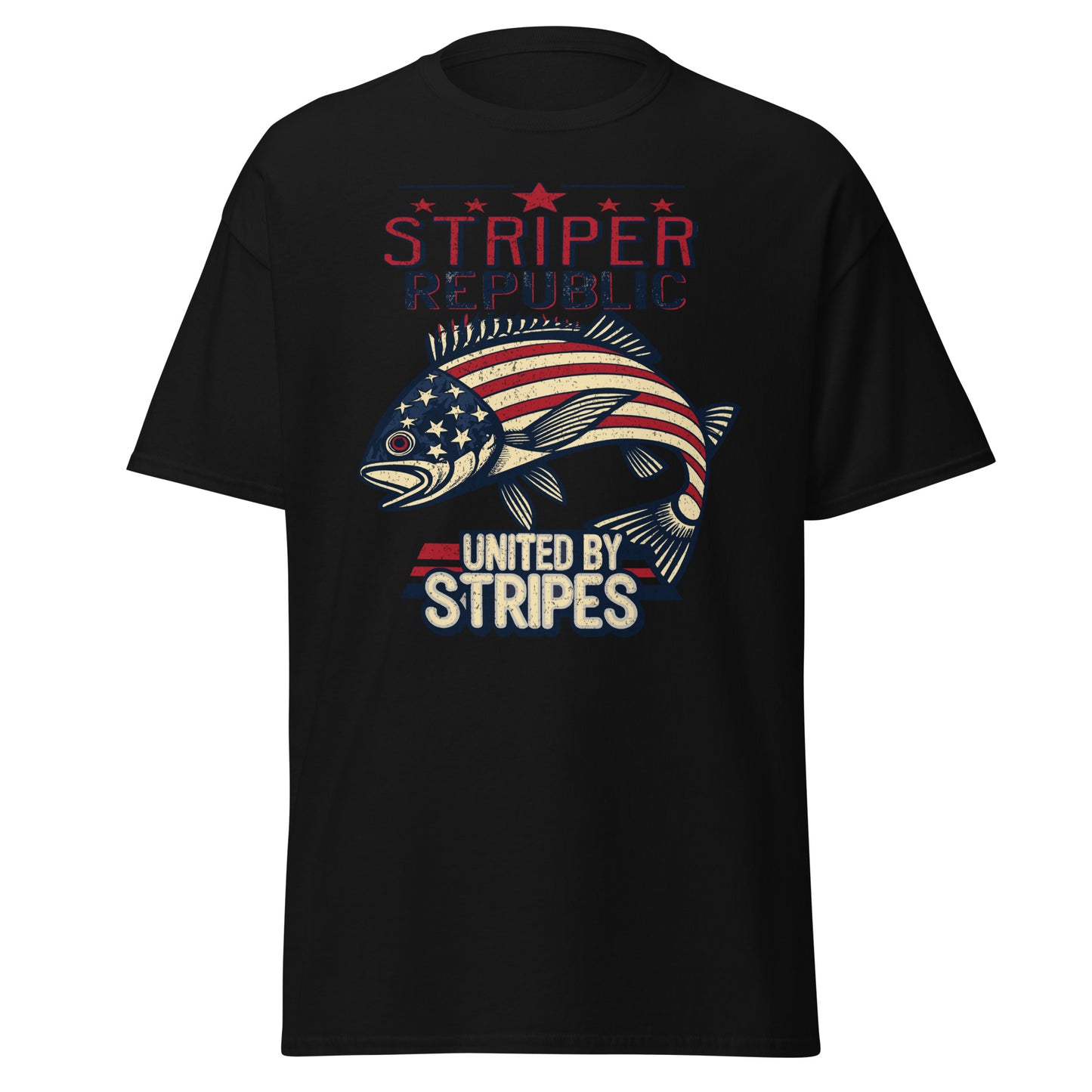 'United by Stripes' Striper Graphic T Shirt