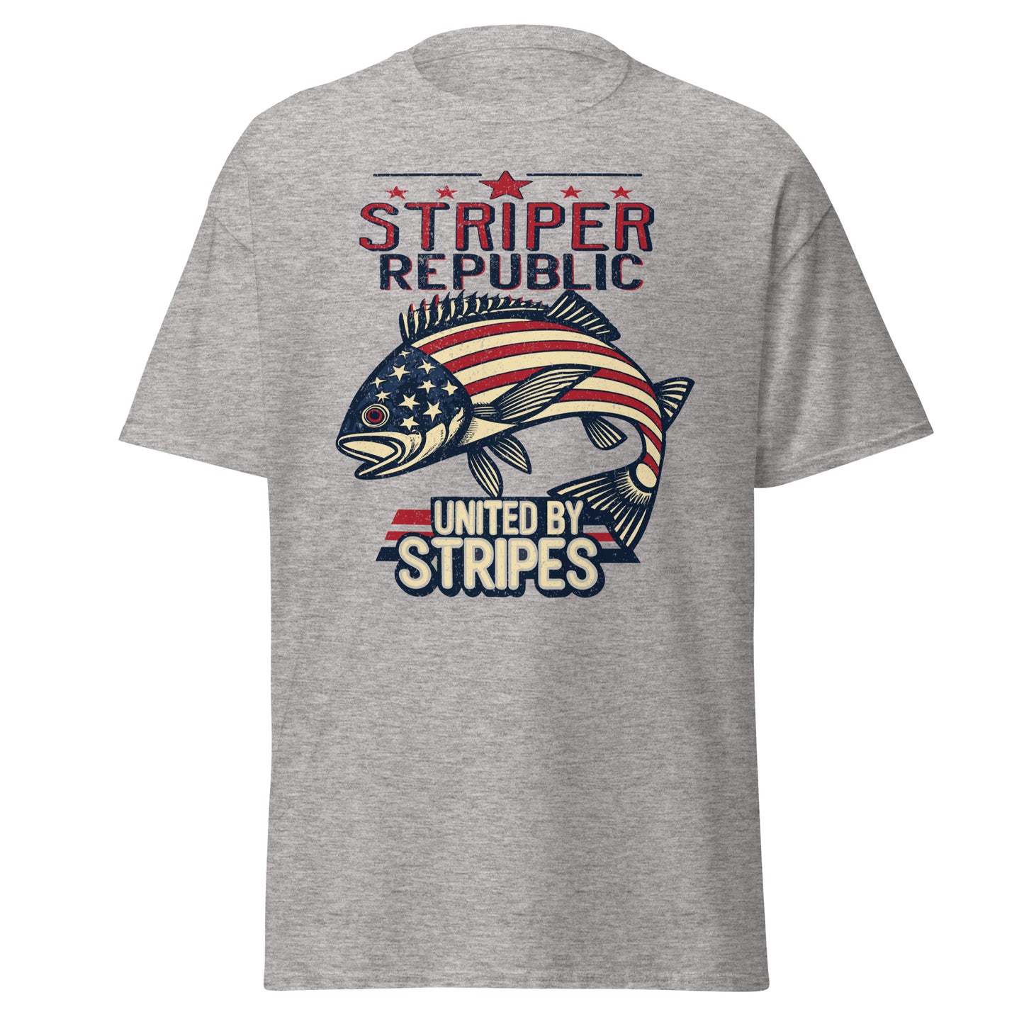 'United by Stripes' Striper Graphic T Shirt