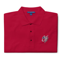 'Conservative Fisherman' Signature Striper Logo Men's Premium Polo