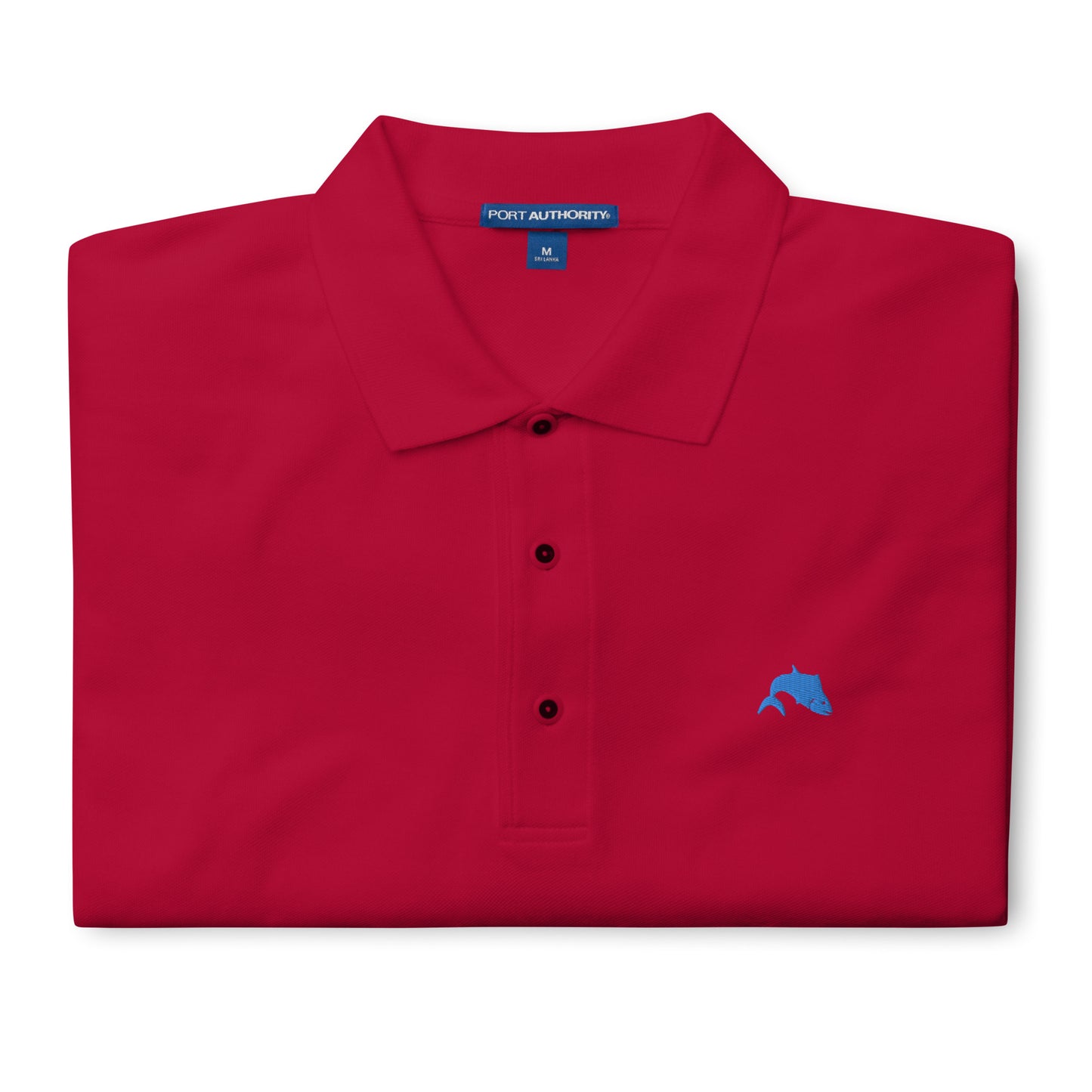 'Hooked Fish' Men's Premium Polo