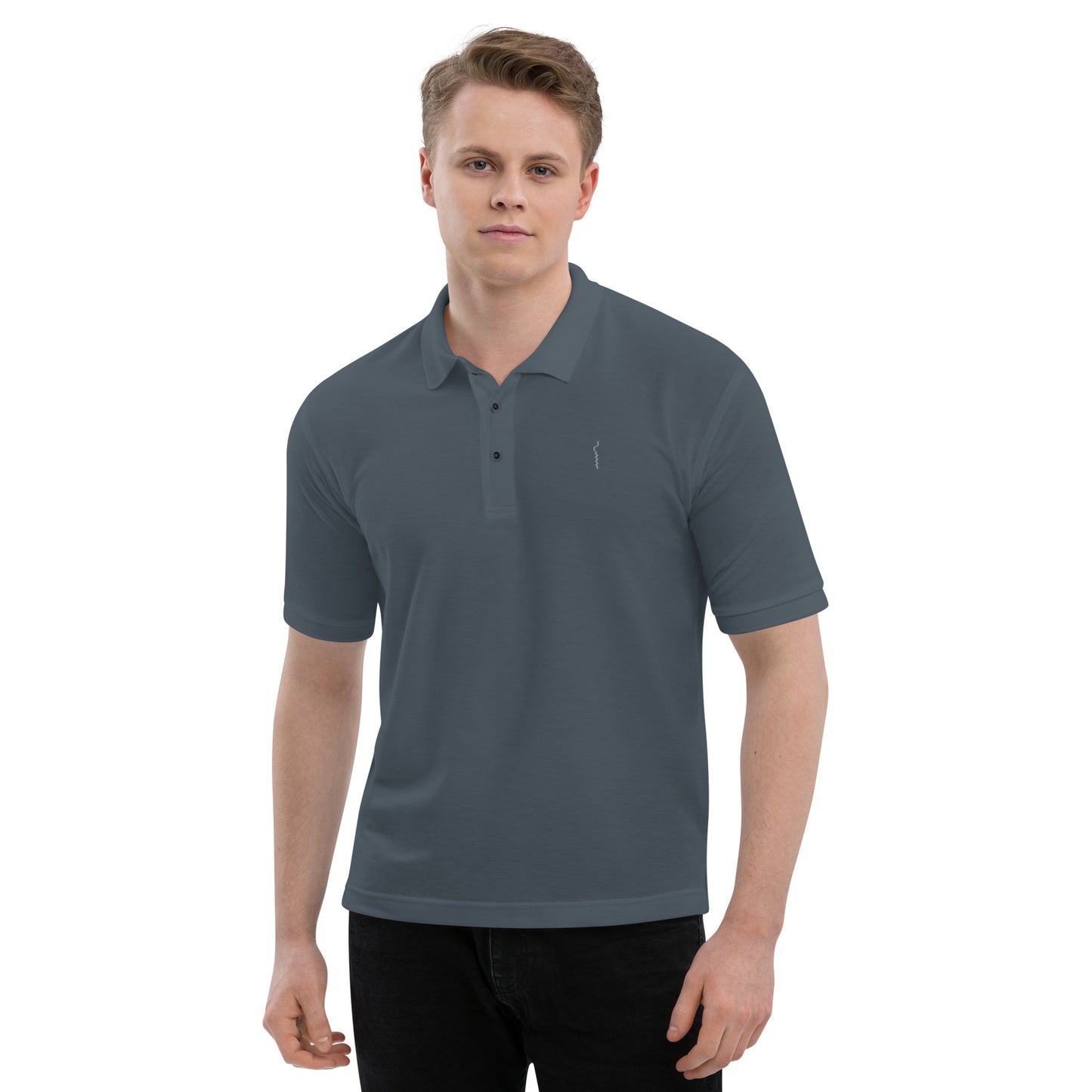 'Ice Auger' Men's Premium Polo