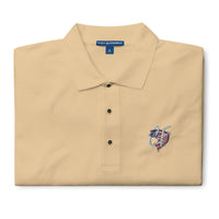 'Conservative Fisherman' Signature Striper Logo Men's Premium Polo