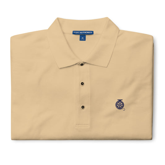 'Fly Fishing Reel' Men's Premium Polo