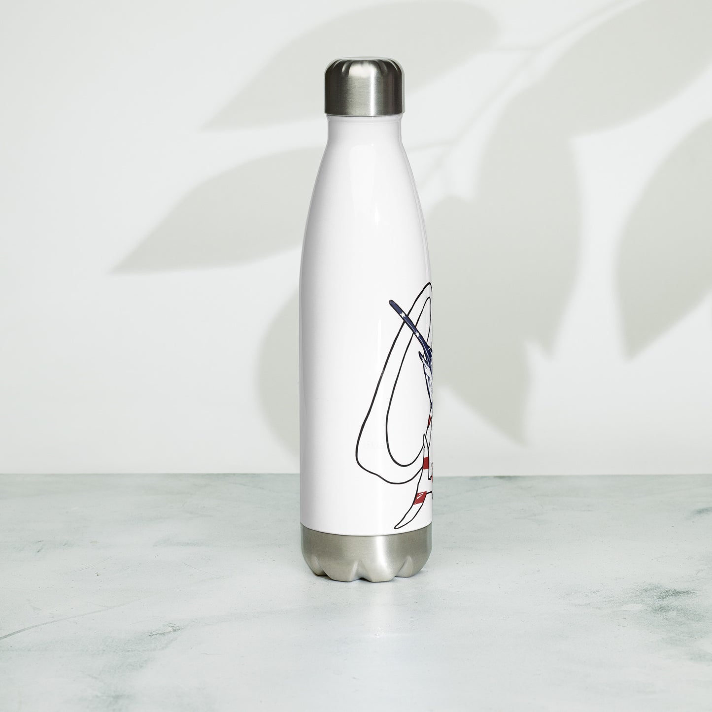 "The Conservative Fisherman" Signature Graphic Stainless Water Bottle