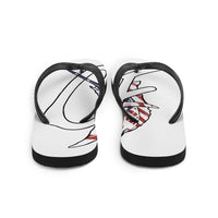 "The Conservative Fisherman" Signature Graphic Flip-Flops