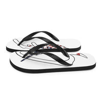 "The Conservative Fisherman" Signature Graphic Flip-Flops