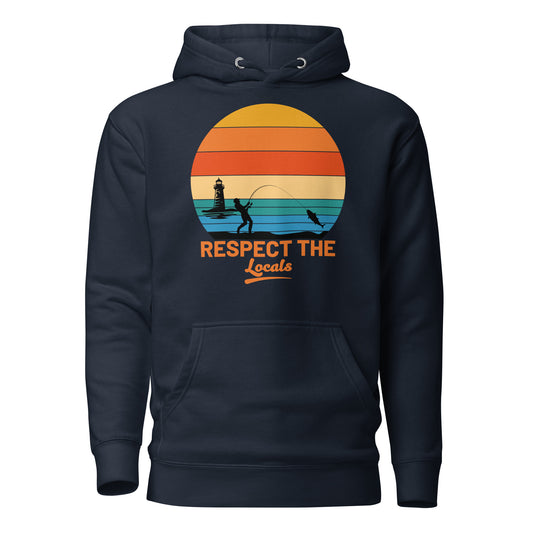 'Respect the Locals' Graphic Hoodie for Men and Women