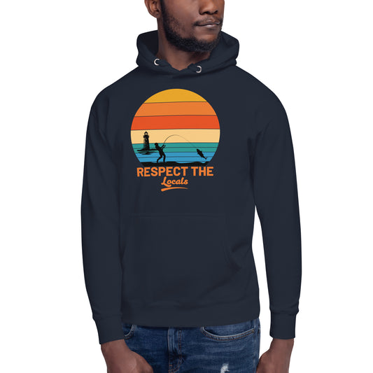 'Respect the Locals' Graphic Hoodie for Men and Women