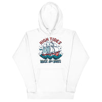 'High Tides Raise All Boats' Graphic Hoodie for Men and Women